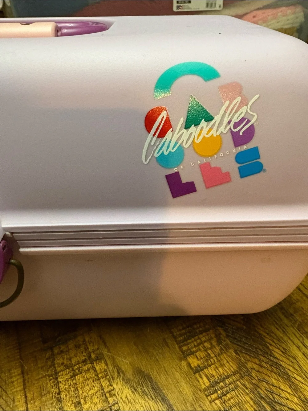 Cute Vintage lilac Caboodle